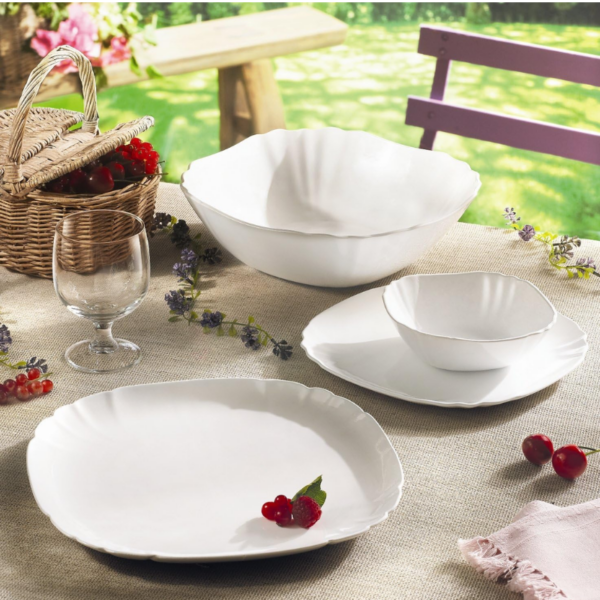 Luminarc Lotusia Dinner Plate 29Cm N3621 6Pcs Set