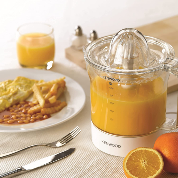 Kenwood Citrus Juicer 40W Juice Extractor With 1L Transparent Juice Jug Dust Cover 2 Way Rotation Cord Storage For Home Office Restaurant &Amp; Cafeteria Je280A