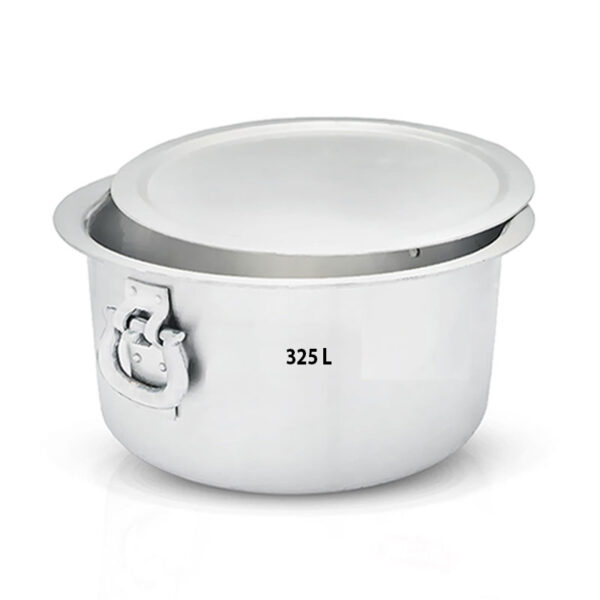 Nadstar Aluminium Sufuria 325L With Lid &Amp; Handle 41.5Kg Gauge 5G 5.40Mm Aluminium Tapela Patila With Handles Commercial Tope No.72