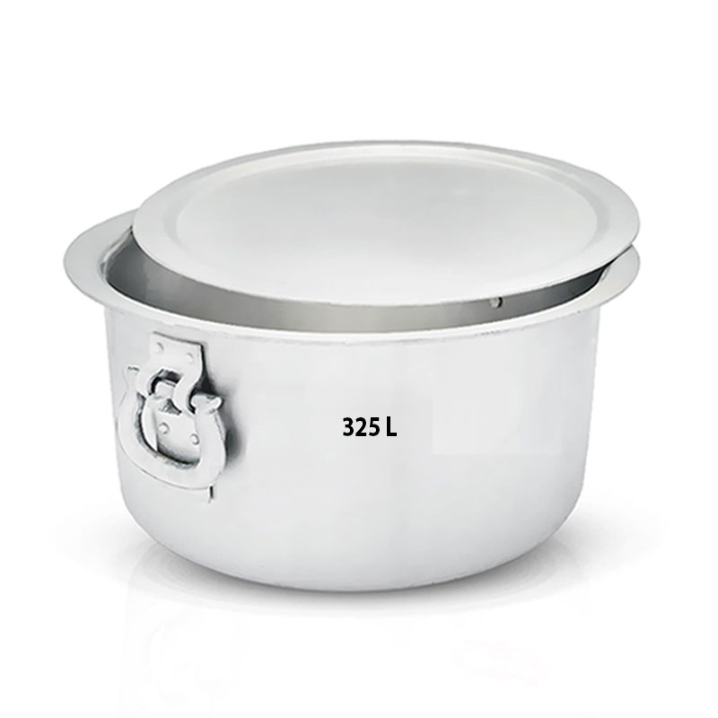 Nadstar Aluminium Sufuria 325L With Lid &Amp; Handle 41.5Kg Gauge 5G 5.40Mm Aluminium Tapela Patila With Handles Commercial Tope No.72