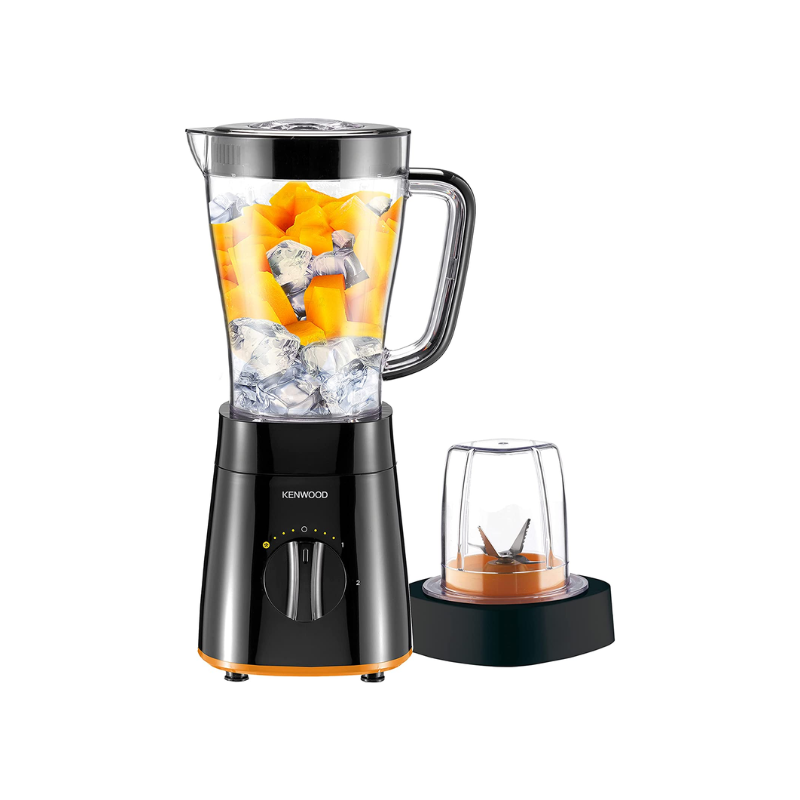 Kenwood Blender 2L Plastic Jar 500W With Mill &Amp; 2 Speed Pulse &Amp; Ice Crush Function Blp15.150Bk