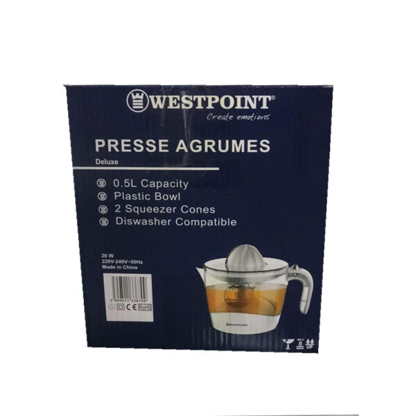 Westpoint Citrus Juicer 0.5L 20W Plastic Wjh-052020.Pr