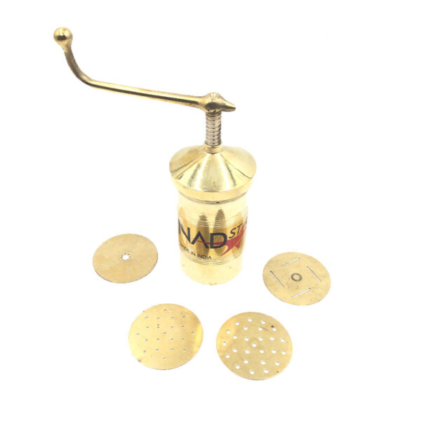 Nadstar Aluminium Tambi Machine Gold Ssno8 Stainless Steel Sev Maker Stainless Steel Sev Sancha Sev Manual Pasta Maker