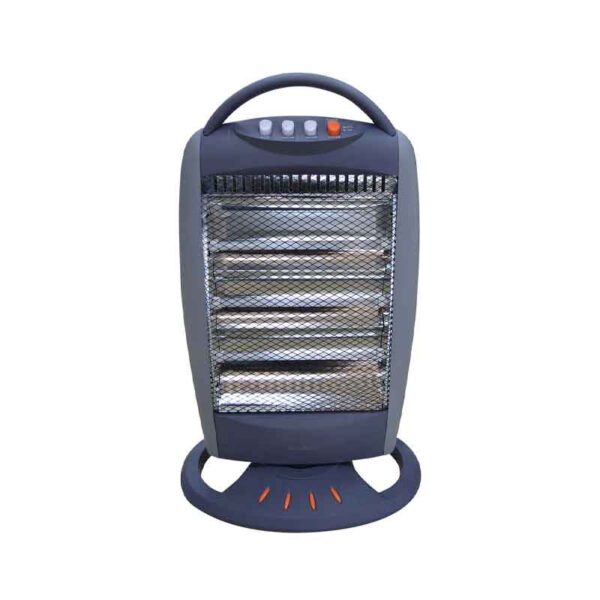 Decakila Room Heater 1200W 3 Heating Levels Oscillation Function Adjustable Thermostat Instant Heating Automatic Tip Over Protection Light Weight Kefh001B