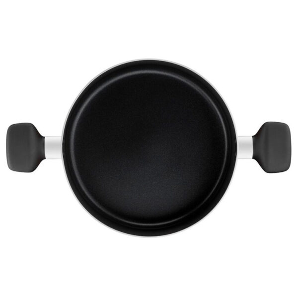 Tefal Super Cook Stew Pot 22Cm + Lid Non Stick Thermo Signal 100% Safe Stew Pan Black Aluminium B4594584