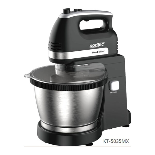 Kodtec Hand Mixer With Bowl 300W 3.5L 5 Speeds + Turbo 2 Attachments Kt-5035Mx