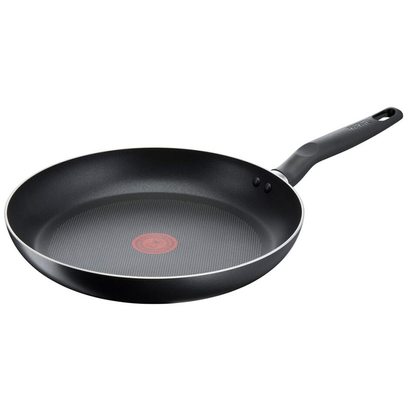 Tefal Super Cook Frypan 30Cm Non Stick Thermo Signal 100% Safe Frying Pan Black Aluminium B4590784