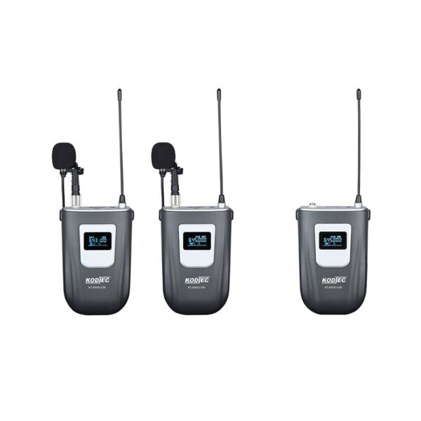 Kodtec Wireless Microphone For Phone And Camera Double Kt-6302U-Cm