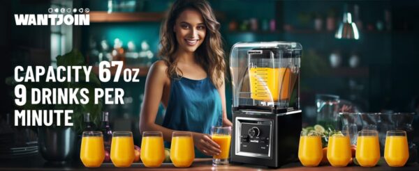Digiwave Soundproof Blender With Copper Motor 1900W Dw-Bl8001