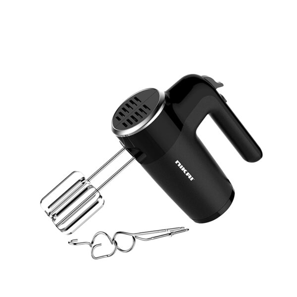 Nikai Hand Mixer 300W 6 Speeds + Turbo 2 Attachments With Power Cord Storage Beaters &Amp; Hooks 2Pcs Nh989A1