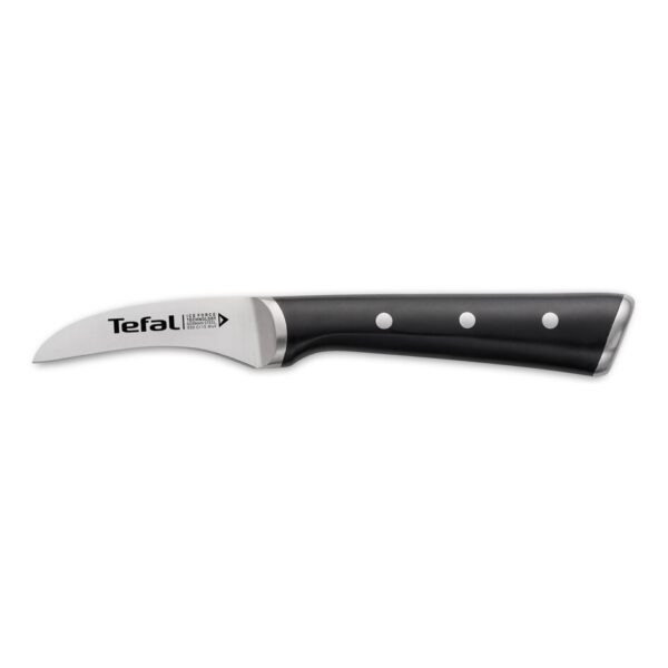 Tefal Ingenio Ice Paring Knife 7Cm Ice Force Technology German Stainless Steel Brushed Stainless Steel Black 27.5 X 6 X 2 Cm K2321214
