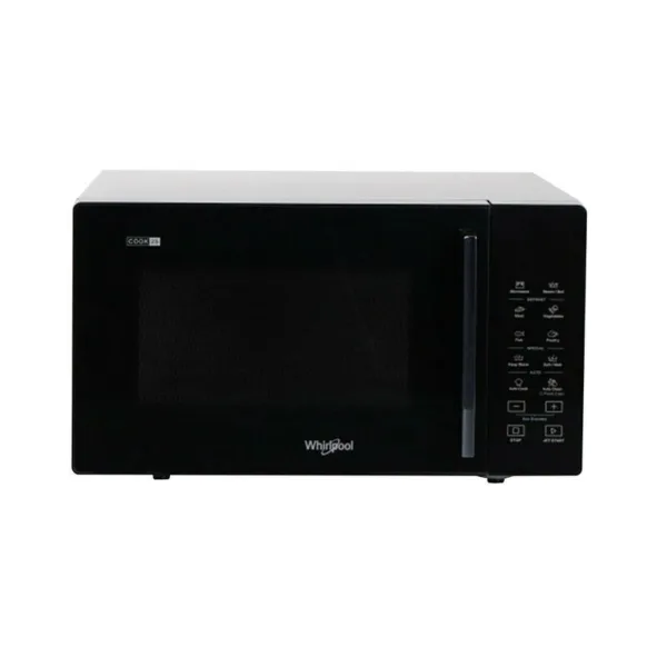 Whirlpool Microwave Magic Cook Pro Solo 25L Led Digital Microwave With Push Button Door Grill Function 60-Mins Timer 5-Microwave Power Levels &Amp; Defrost Function 900W - Black -  (Mwp-25Ge)