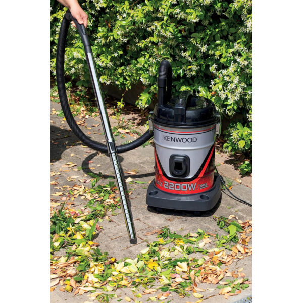 Kenwood Drum Vacuum Cleaner 2200W 25L Tank Vacuum Cleaner With 8M Extra Long Power Cord Removable &Amp; Washable Filter Multi Surface For Home &Amp; Office Vdm60.000Br