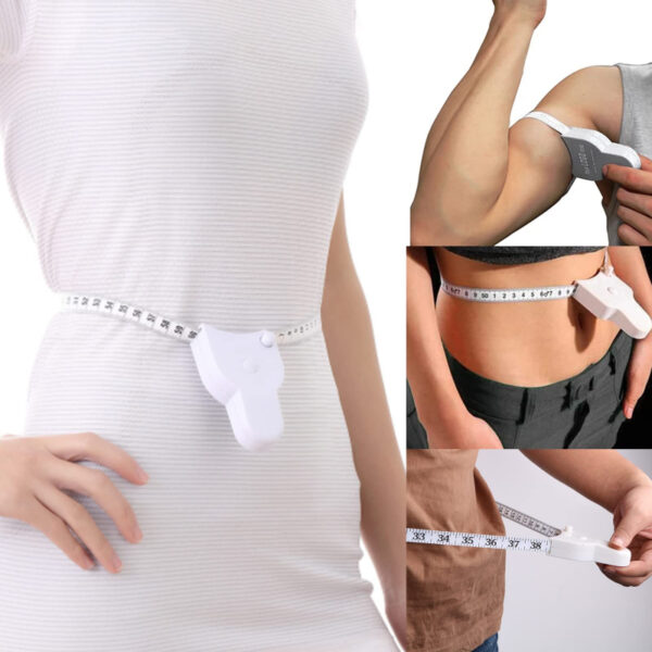 Body Tape Measure Ergonomic Design Retractable Tape Measure For Tailoring Sewing Fabric And Measuring Body 1.5Mtr 150Cm/60Inches