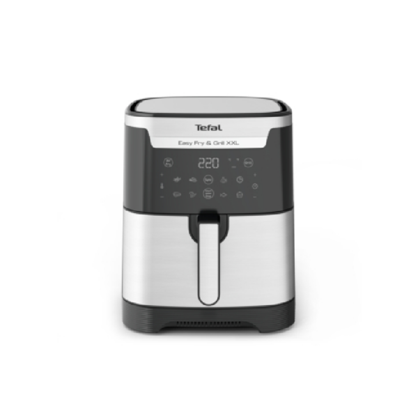 Tefal 2In1 Air Fryer Easy Fry &Amp; Grill Xxl 6.5L 1830W With Grill Plate Digital Display &Amp; Timer Ey801D27