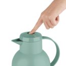 Tefal Samba Jug 1 Liter Green Isothermal Jug Translucent Vacuum Flask Plastic-Polypropylenex (PP) Glass Liner F4010210