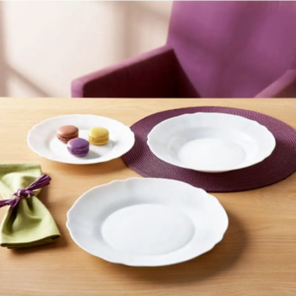 Luminarc Louis Xv Soup Plate 23Cm V0722 6Pcs Set