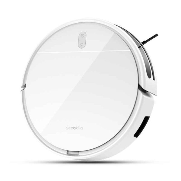 Decakila Robotic Vacuum Cleaner - 1300Pa Gyroscope Style Battery Operated Smart Sensor Protection Smart Quiet Robot Vacuum Mop Gyro Navigation Tangle-Free Suction Decabot06