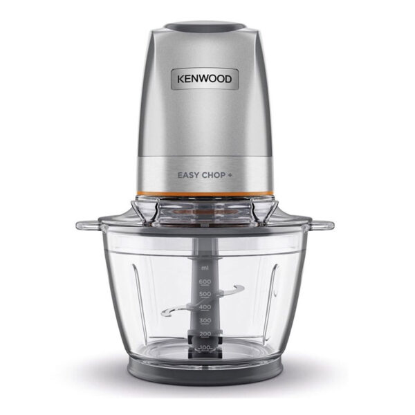 Kenwood Chopper 500W Electric Food Chopper With 600Ml Bowl Quad Blade System Stainless Steel Control System Ice Chopper Glass Bowl Chp62.400Si