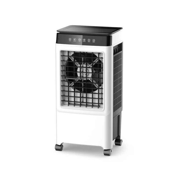 Decakila Air Cooler 130W Three Control Block Left &Amp; Right Automatic 5000M3/H Mini Air Cooler Evaporative Portable Cooler For Room &Amp; Office Kefc012W