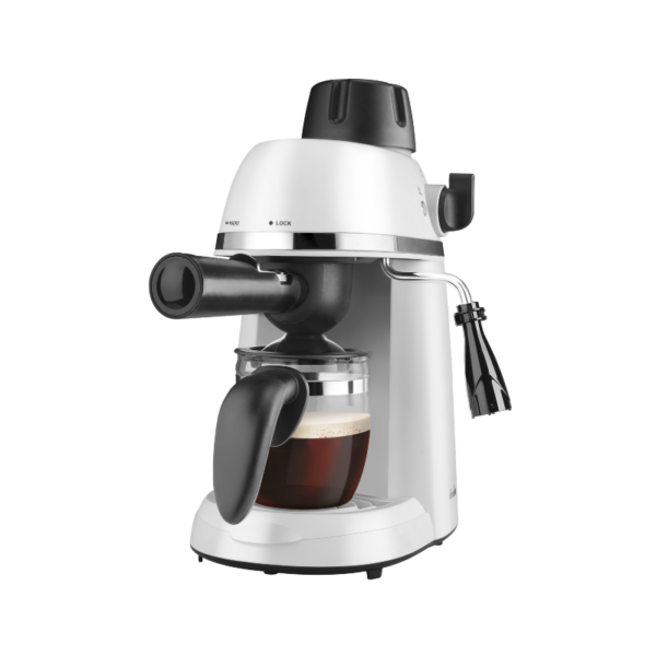 Decakila Espresso Maker 0.24L 800W Die-Casting Aluminum Alloy Boiler With Fronting Function Boil-Dry Protection Kecf007W