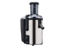 Kenwood Juicer 700W 2L Stainless Steel Juice Extractor with 75mm Wide Feed Tube 2 Speed Transparent Juice Jug Pulp Container Anti Drip JEM50.000BS