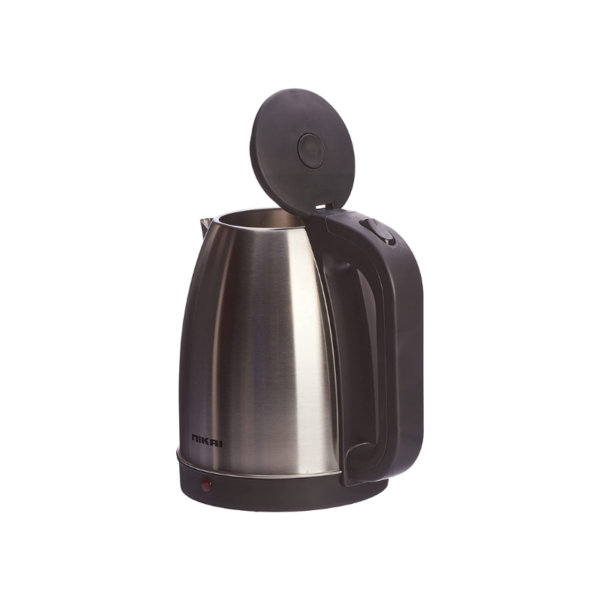 Nikai Electric Kettle 1.7L Stainless Steel 2200W With Filter And Boil Dry Protection With Auto-Shut Lid Nk420A