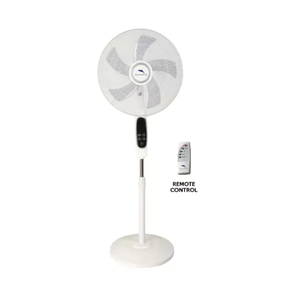 Dolphin Stand Fan With Remote 18&Quot; Plastic Blade Me-1860R