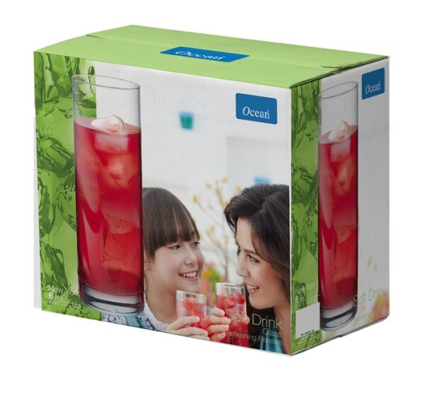 Ocean Glass 6Pcs New York Hi Ball 320Ml Drink Tumbler 3B0781106G0001