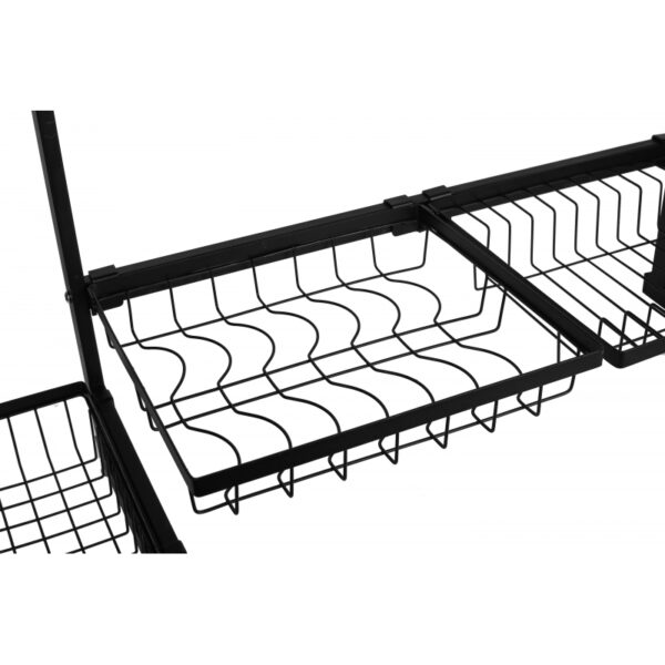 Nadstar Dish Rack Stainless Steel Kitchen Drying Rack Extendable Over The Sink Hp93-093