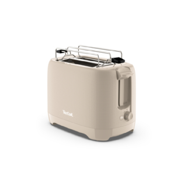 Tefal Morning 2 Slot Toaster 850W With Bun Warmer 7 Browning Levels Stop Function Plastic Body Tt2M1B27