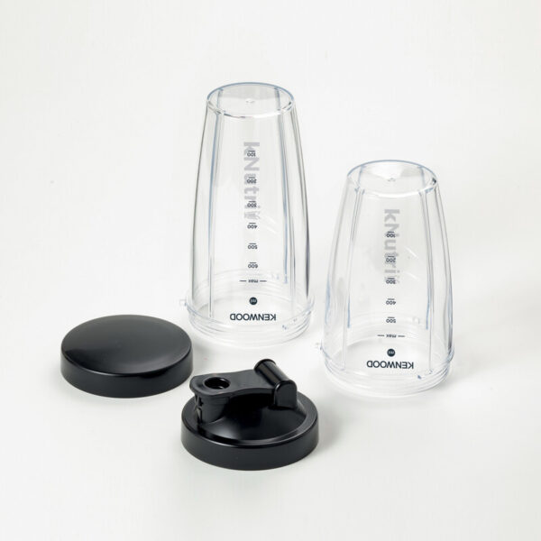 Kenwood Personal Blender 600W Smoothie Blender/Smoothie Maker 600W With 2 X 700Ml &Amp; 600Ml Tritan Smoothie2Go Bottle And Lid Ice Crush Function Bsp70.180Sl