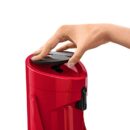 Tefal Pump Vacuum Jug Flask Ponza 1.9L Red Flask Insulated With Inner Glass K3140314