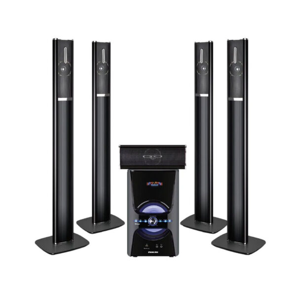 Nikai Home Theater 5.1Ch Bluetooth Fm Usb Sd Card Led Display Digital Amplifier &Amp; Switch Power Resource Nht6100Btb