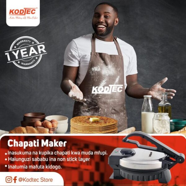 Kodtec Chapati Maker 900W 8&Quot; Kt-9008Cm