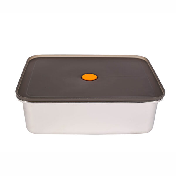 Nadstar Stainless Steel Food Storage 2900Ml Eco-Friendly Lunchbox Compartments Stainless Steel Take Away Sp0574