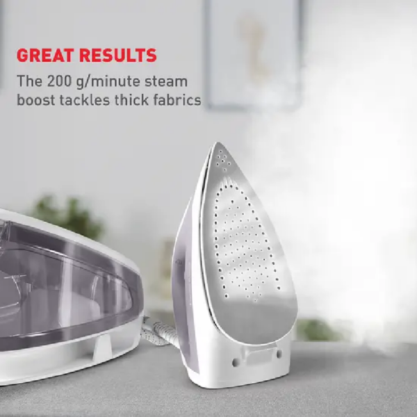 Tefal Express Optimal Steam Generator Iron 2200W With 1.2L Tank 1.6M Power Cord Ceramic Soleplate Sv4111G0