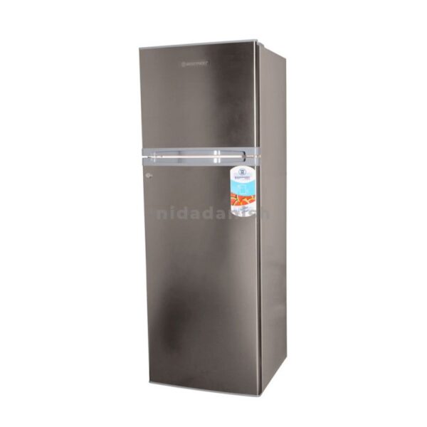 Westpoint Refrigerator 319L Double Door Defrost Inox Wrhn-3718.Ei