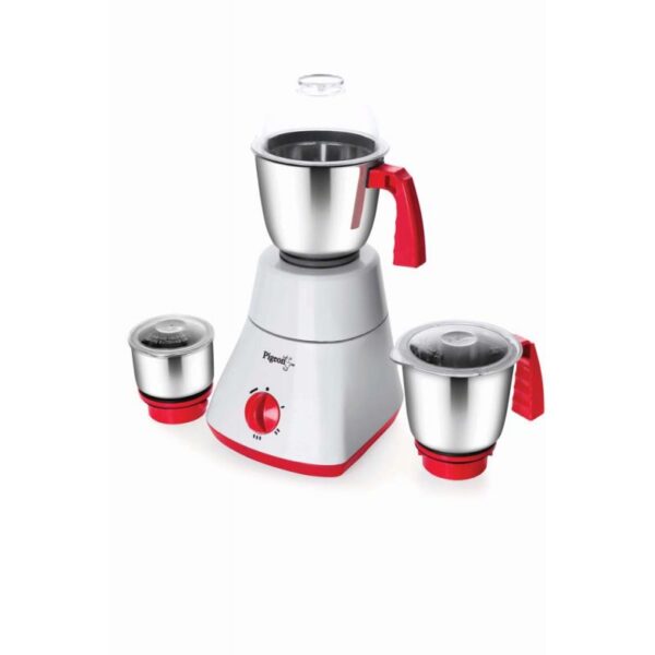 Pigeon Mixer Grinder 550W Abs 10500Rpm With 3 Stainless Steel Jars For Dry Grinding &Amp; Wet Grinding Classic Pro