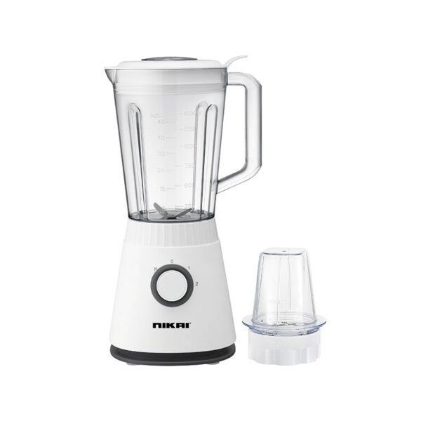 Nikai Blender 1.5L 600W Turbo Ss Blades Safety Switch Mixer Blender Feeder Cap Dry Grinder Nb1705B