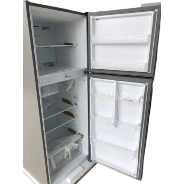 Westpoint Refrigerator 314L No Frost Glass Shelves 2 Doors Dark Inox Wnmn-3522.Ez