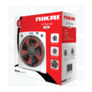 Nikai Box Fan 12" Rotating Grill  With High Performance Copper Motor 5 PP Blade NF755N2