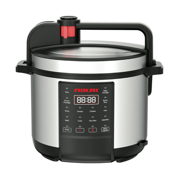 Nikai Electric Pressure Cooker 6L 1000W 11-In-1 Smart Multi-Cooker Slow Cooker Rice Co