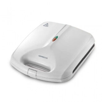 Kenwood Sandwich Maker 1200W 4 Slice Non-Stick Fixed Griddle Plates  SMP50.000WH