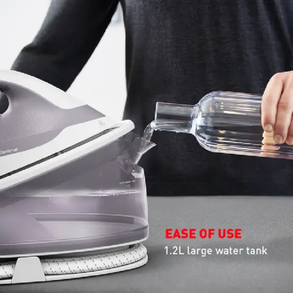 Tefal Express Optimal Steam Generator Iron 2200W With 1.2L Tank 1.6M Power Cord Ceramic Soleplate Sv4111G0
