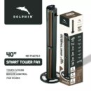 Dolphin Smart Tower Fan 40'' 75W LED Touch Screen Remote Control 3 Fan Modes ME-TF4075-R