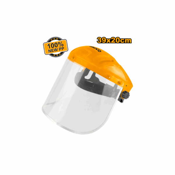 Ingco Face Shield 39X20Cm With Impact Resistant Visor Hfspc32
