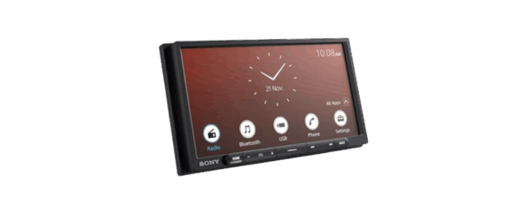 Sony Digital Media Receiver Touch Panel Monitor 6.95&Quot; Antiglare Touch Screen, Wireless Streaming High Resolution Audio, Double Din Design, Digital Clarity Tuner With Bluetooth, Mobile Phone Mirroring Xav-Ax4000