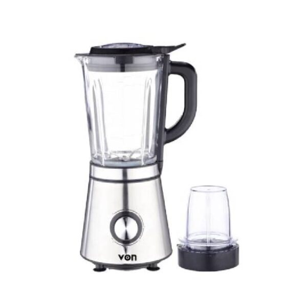Von Blender 1.7L Stainless Steel Jar, 600W Black Anti Slip Feet Vbp351Nlw