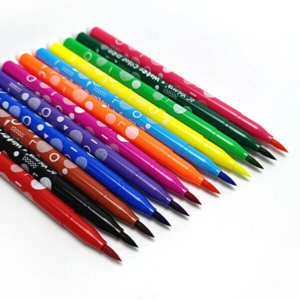 Yalong Water Colour Pen'S Brush Tip 12 Colours P06963